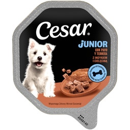 CESAR® Junior Teryna z Indykiem i Cielęciną 150 g image