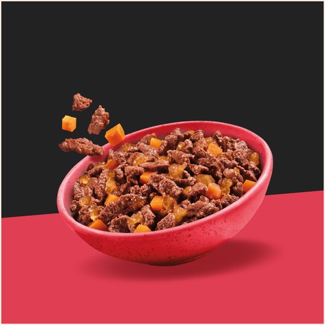 CESAR® Creations Kurczak z groszkiem i Wołowina z marchewką w galaretce  4×100 g image 1